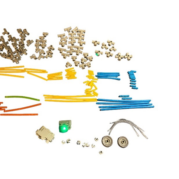 Hex Bug JUNKBOTS FIGURE PARTS Drive Light Modules 200 Pc LOT Power Plant Pipes - Picture 5 of 8